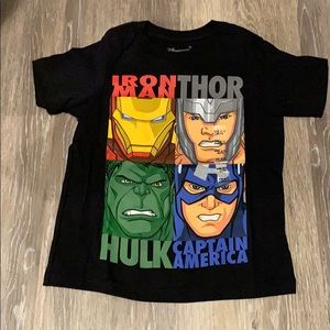 New Marvel kids T-Shirt iron man Thor hulk sz 2/3